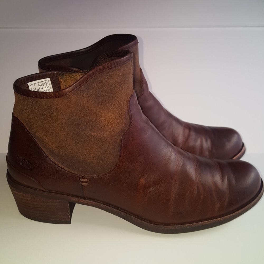 Ugg Australia Penelope chestnut Ankle Boots Size 8
